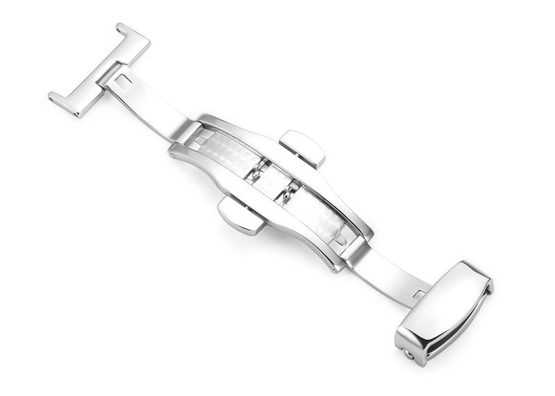 iStrap Stainless Steel Deployment Clasp Buckle Fasten Gold Black Silver Rose Gold Watchband Clasp 16mm 18mm 20mm 22mm - Image 3